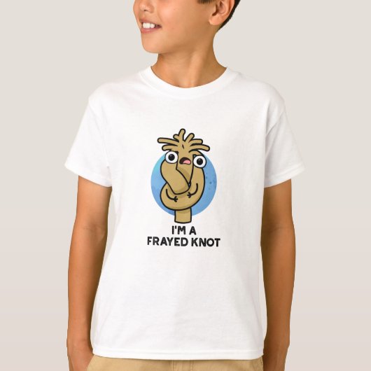 Ik ben een razend Knot Funny Rope Pun T-shirt (Voorkant)