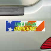 Ik ben een Reagan Immigrant Bumpersticker (Op auto)