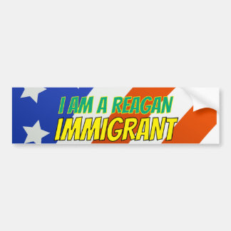 Ik ben een Reagan Immigrant Bumpersticker