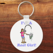 Ik ben een Reel Girl Sleutelhanger (Voorkant)