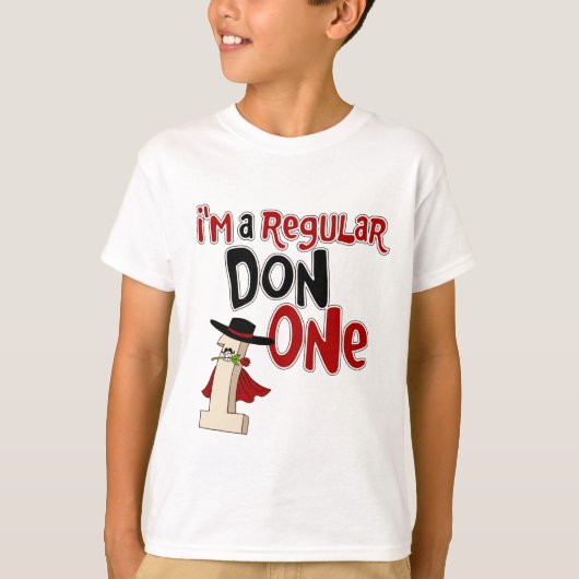 Ik ben een regelmatige Don One T-Shirt (Voorkant)