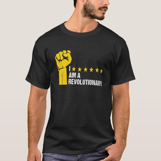 Ik ben een revolutionair Fred Hampton T-shirt (Voorkant)