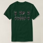 Ik ben een RIDDLE ASL-gebarentaal T-shirt (Design voorkant)