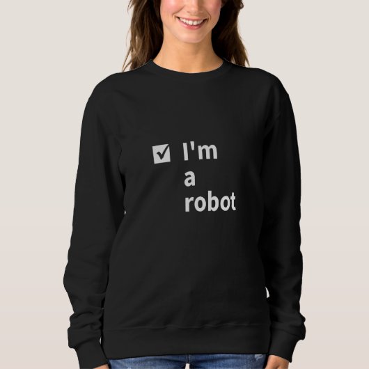 Ik ben een Robot Ai Kunstmatige Intelligence Gamer Trui (Voorkant)
