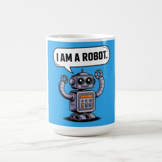 Ik ben een robot koffiemok (Center)