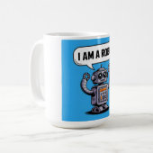 Ik ben een robot koffiemok (Voorkant links)