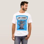 Ik ben een robot t-shirt (Voorkant volledig)