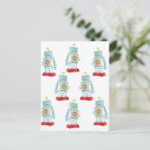 Ik ben een robotleger briefkaart (Staand voorkant)