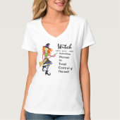Ik ben een Rockin' Witch - SRF T-shirt (Voorkant)