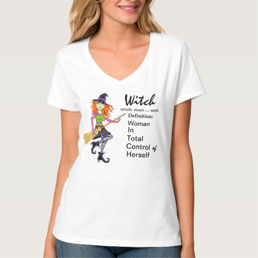 Ik ben een Rockin' Witch - SRF T-shirt (Voorkant)