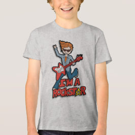 Ik ben een rockstar jongens T-shirt