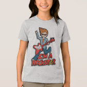 Ik ben een rockstar jongens T-shirt (Voorkant)
