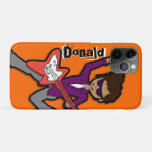 "Ik ben een Rockstar" oranje, donkere jongetje met Case-Mate iPhone Case (Achterkant (horizontaal))