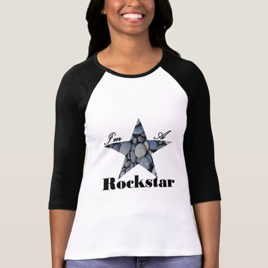 Ik ben een Rockstar T-shirt (Voorkant)