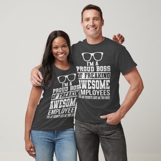 Ik ben een rode baas van freaking Geweldige werkne T-shirt (Unisex)