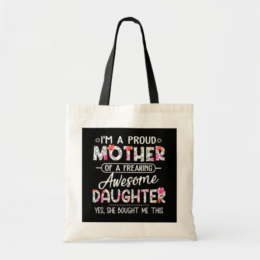 Ik ben een rode moeder van een Geweldige feestdoch Tote Bag (Voorkant)