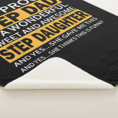 Ik ben een rode vader van een fantastische stapdoc sherpa deken (3/4)