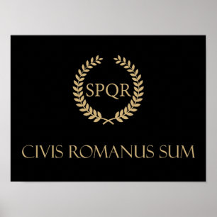 Ik ben een Romeins burger - Civis Romanus Sum Poster
