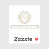 Ik ben een Romeins burger - Civis Romanus Sum Sticker (Vel)