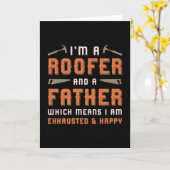 Ik ben een Roofer en een eersterangs dakhuis. Kaart (Gele Bloem)