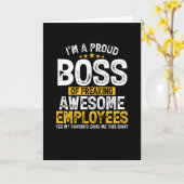 Ik ben een rotte baas van een vrijmakende Geweldig Kaart (Gele Bloem)