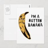 Ik ben een rotte Banaan Briefkaart (Voorkant / Achterkant)