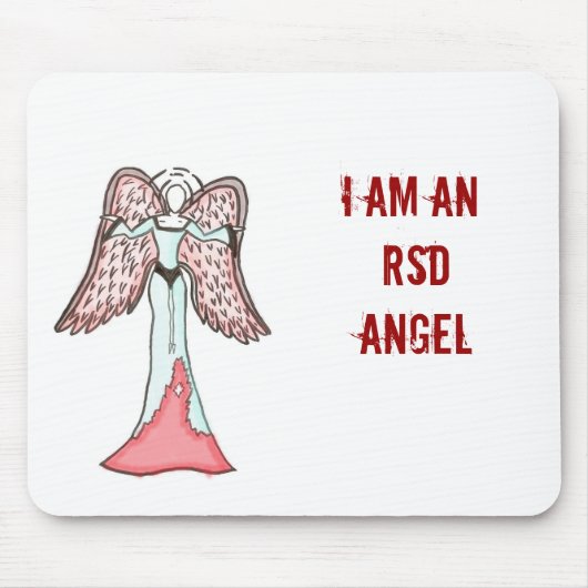 Ik ben een RSD Angel Mousepad Muismat (Voorkant)