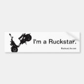 Ik ben een Ruckustar Bumpersticker. Bumpersticker (Voorkant)