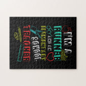 Ik ben een runner en een basisleraar aan SH Legpuzzel (Horizontaal)