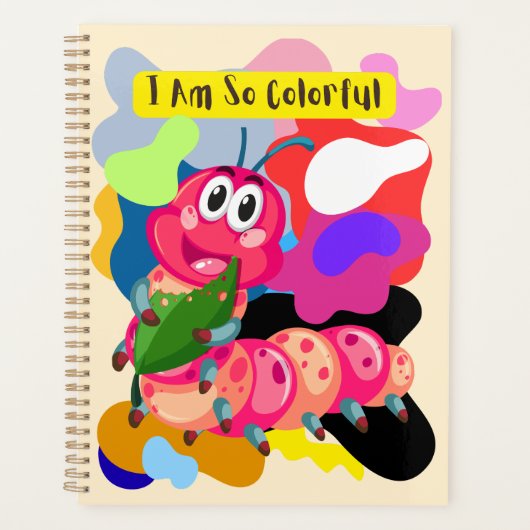 Ik ben een rups zo kleurrijk planner (Voorkant)