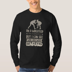 Ik ben een rustelaar, geen godin die ik kan zien w t-shirt