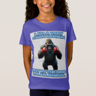 Ik ben een rustig persoon, maar in de ring ben ik  t-shirt