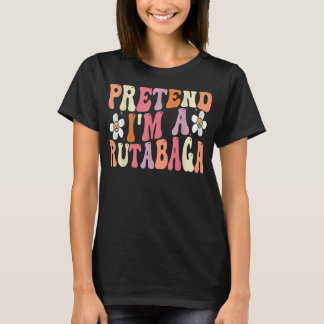Ik ben een Rutabaga Costume Funny Food Halowee T-shirt