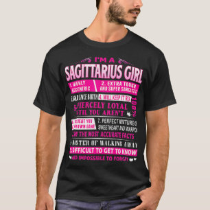 Ik ben een Sagittarius Girl Sagittarius Birthday T-shirt