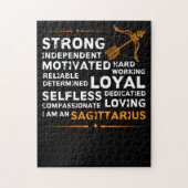 Ik ben een Sagittarius Sterke Twitter Legpuzzel (Verticaal)