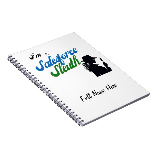 Ik ben een Salesforce Sleuth Notitieboek (Rechterzijde)