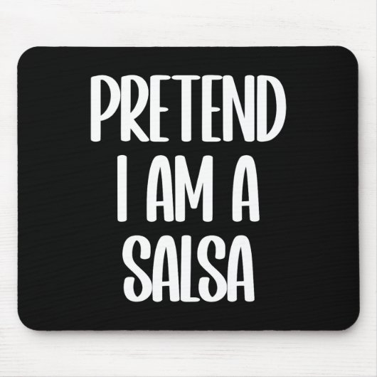 Ik ben een Salsa Halloween kostuum Muismat (Voorkant)