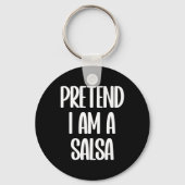 Ik ben een Salsa Halloween kostuum Sleutelhanger (Voorkant)