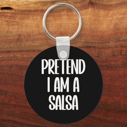 Ik ben een Salsa Halloween kostuum Sleutelhanger (Voorkant)