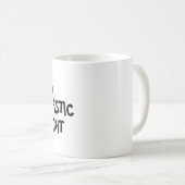 Ik ben een sarcastisch grappige modebok koffiemok (Voorkant rechts)