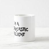 Ik ben een sarcastisch grappige modebok koffiemok (Center)