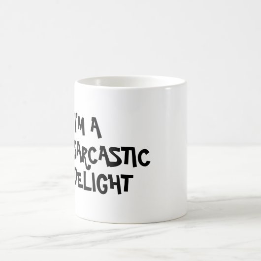Ik ben een sarcastisch grappige modebok koffiemok (Center)
