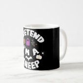 Ik ben een schaap Funny Halloween Costume Gift Koffiemok (Voorkant rechts)