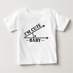 Ik ben een Schattige Baby Grappige Baby T-shirts