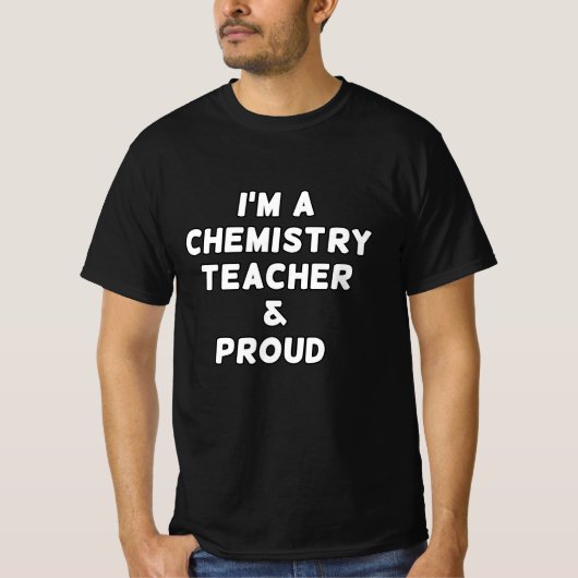 IK BEN EEN SCHEIKUNDE DOCENT & TROTSE T-SHIRT (Voorkant)