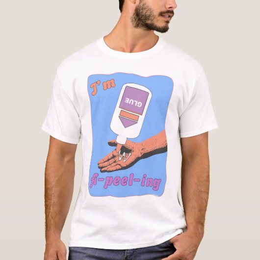 Ik ben een schil-ing grappige pasta schil t-shirt (Voorkant)