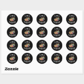 Ik ben een schilder ronde sticker (Vel)