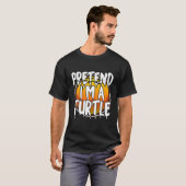 Ik ben een schildpaddenstoel, Lazy Halloween Costu T-shirt (Voorkant volledig)