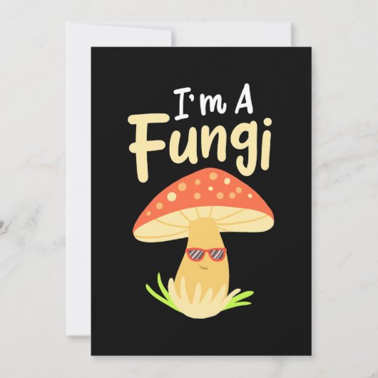 Ik Ben Een Schimmel Paddenstoelen Kaart (Voorkant)