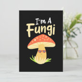Ik Ben Een Schimmel Paddenstoelen Kaart (Staand voorkant)